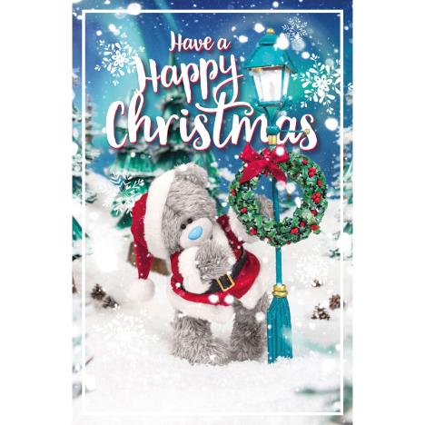Bear Hanging Wreath Photo Finish Me to You Bear Christmas Card £1.89